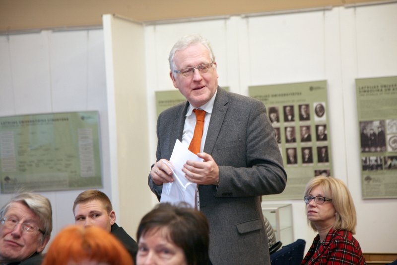 Latvijas Universitātes 74. konference. Sekcijas sēde «Zinātņu vēsture un muzejniecība». Māris Baltiņš.