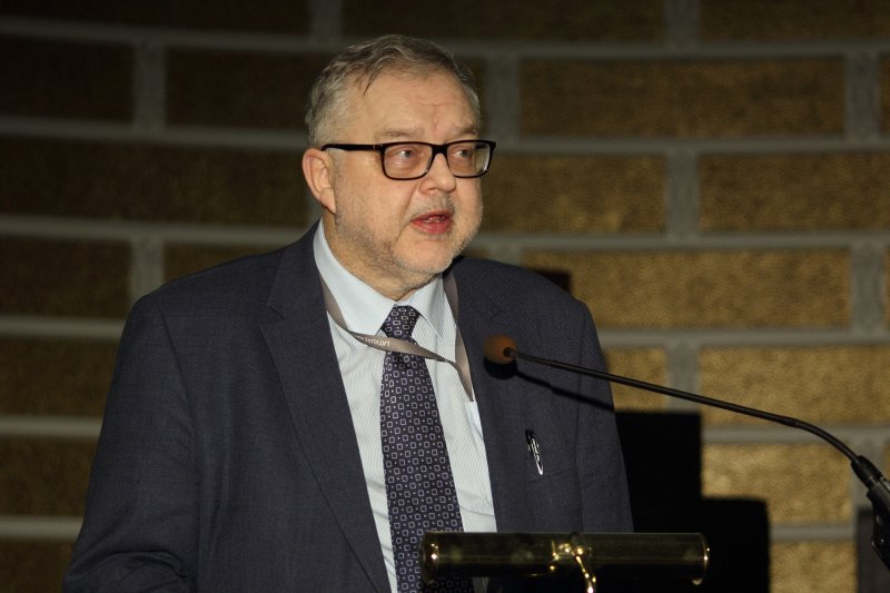 Pirmais Humanitāro zinātņu akadēmiskais forums. Latvijas Nacionālās bibliotēkas direktors Andris Vilks.