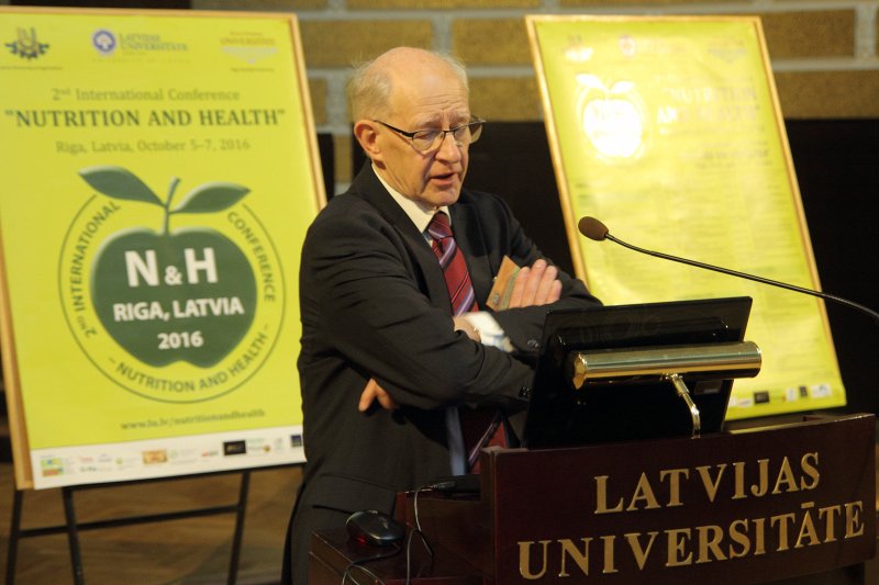 Otrā Starptautiskā zinātniskā konference «Uzturs un veselība». Dr. h.c. Huub Lelieveld.