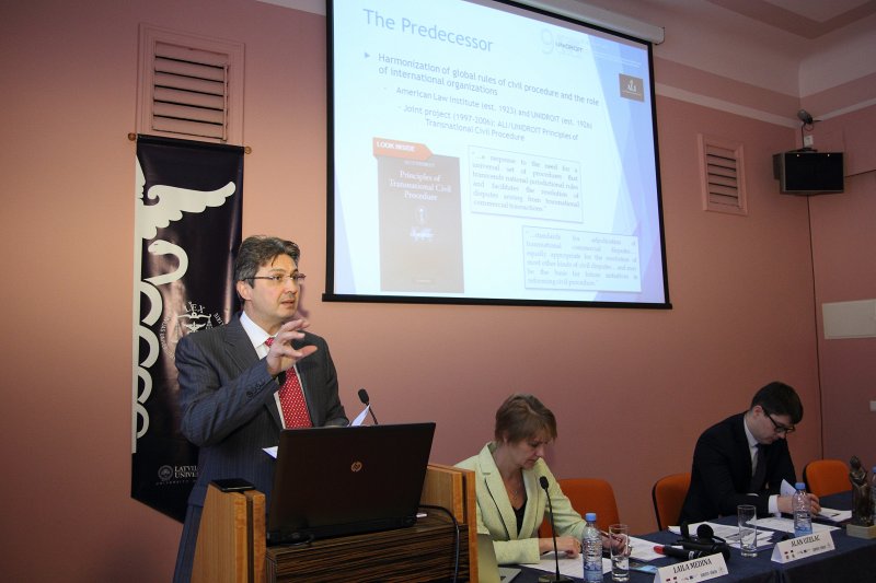 Tiesībzinātnieku un praktiķu konference «Aktuālie civilprocesa problēmjautājumi». Alan Uzelac, Zagrebas Universitātes profesors.