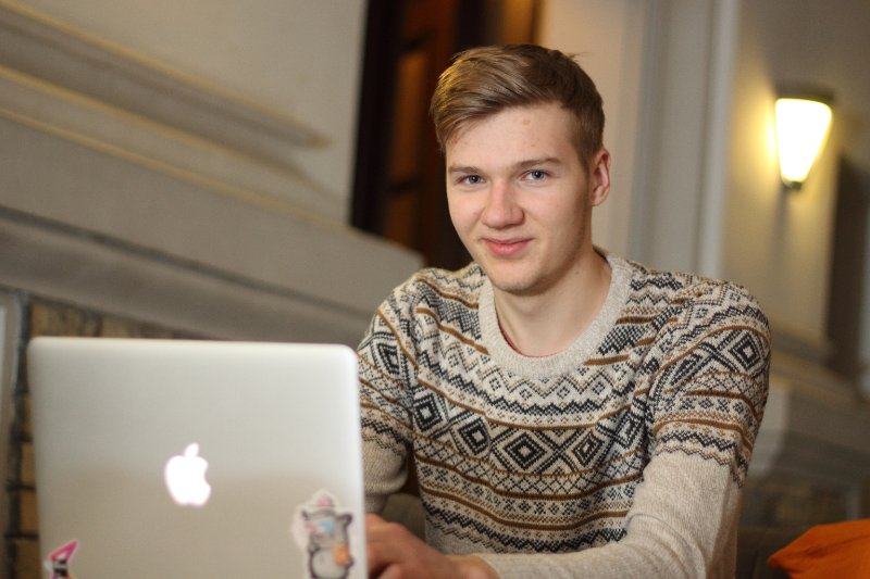 Latvijas Universitātes Datorikas fakultātes students Mārcis Nimants. null