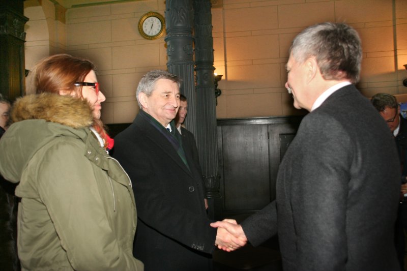 Polijas Republikas Seima priekšsēdētājs Mareks Kuhčiņskis (Marek Kuchciński) apmeklē Latvijas Universitāti. null