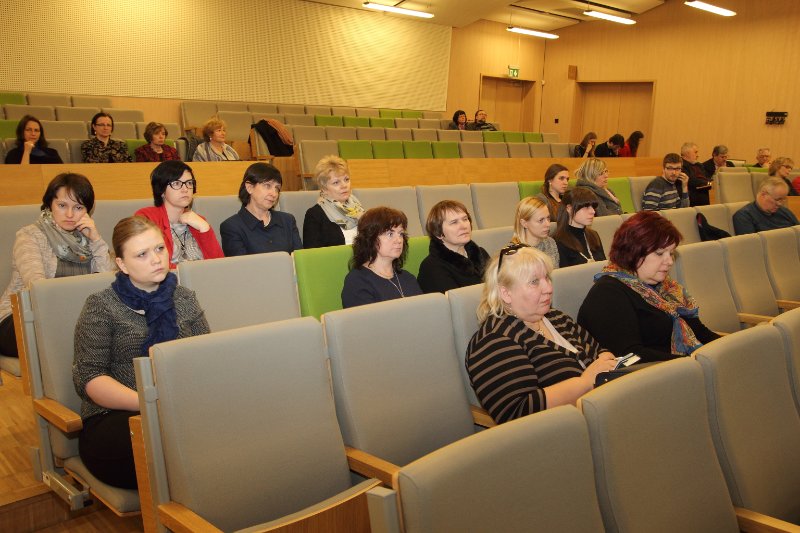 Latvijas Universitātes pārstāvju tikšanās ar Rīgas Pedagoģijas un izglītības vadības akadēmijas (RPIVA) studentiem un darbiniekiem. null