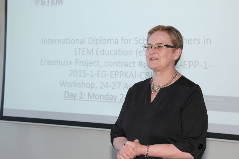Seminārs «International Diploma for School Teachers in STEM Education / eSTEM». Prof. Rudīte Andersone.