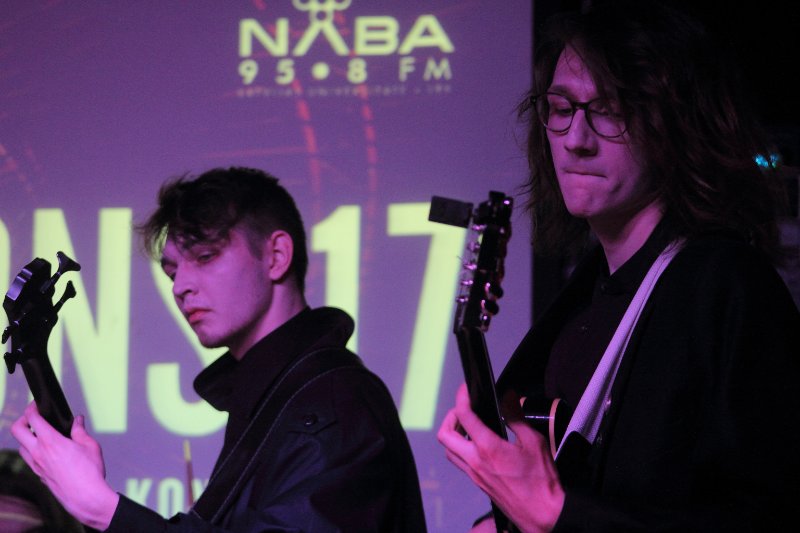 Jauno mūzikas grupu konkursa «Hadrons 2017» fināls klubā NABAKLAB. Grupa 'Careless afterlife'.