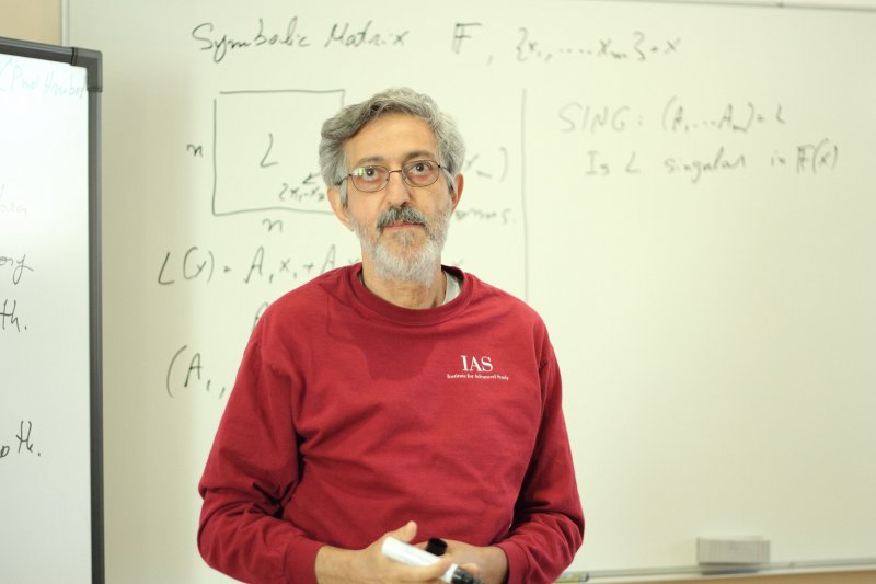 Konference «Computational Complexity Conference (CC C'2017)», Prinstonas Universitātes profesora Avi Vigdersona lekcija. Prof. Avi Vigdersons (Avi Wigderson).