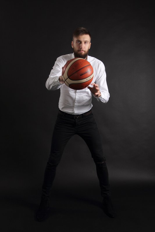 Basketbolists Žanis Peiners. null