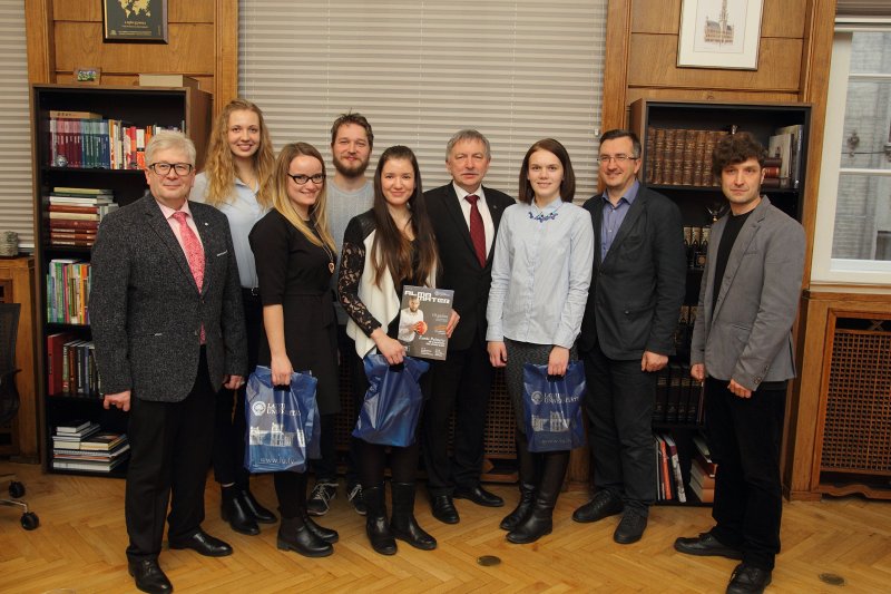 Latvijas Universitātes rektora Indriķa Muižnieka tikšanās ar Ķīmijas fakultātes studentiem. null