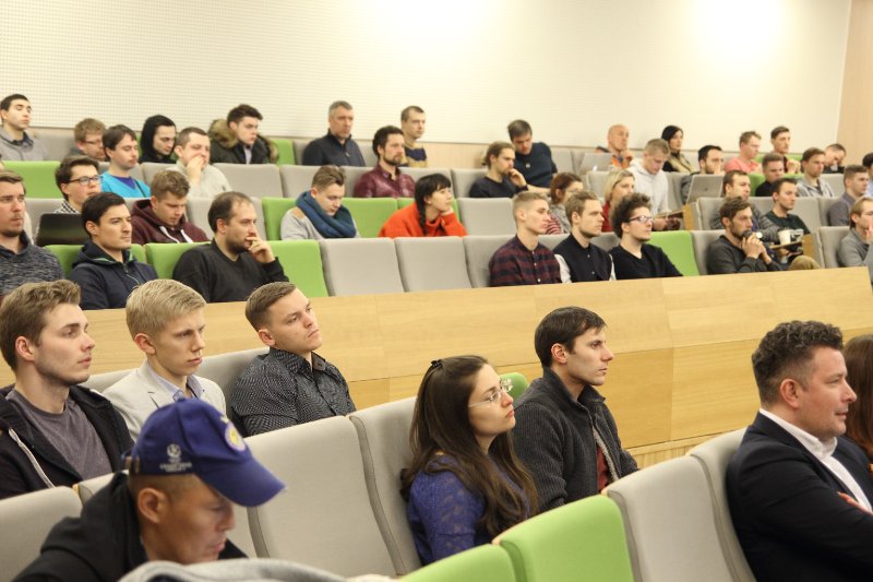 Latvijas Universitātes studentu Biznesa inkubatora lekcija par blokķēdes tehnoloģijām «How to start a Blockchain startup». null
