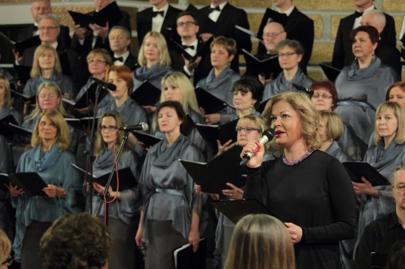 Imanta Kalniņa dziesmu koncerts «Dziesma, ar ko tu sācies?». Latvijas Universitātes absolventu koris «Jubilate».