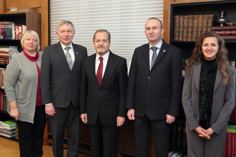 Ordu universitātes (Turcija) delegācijas vizīte Latvijas Universitātē. null