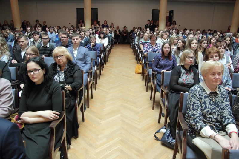 Latvijas skolēnu 42. zinātniskās pētniecības darbu konferences atklāšana. null