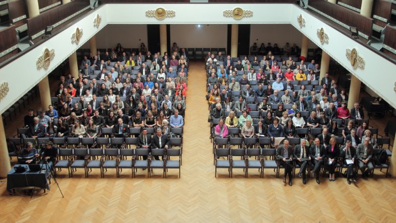 Latvijas Universitātes Satversmes sapulces sēde. null