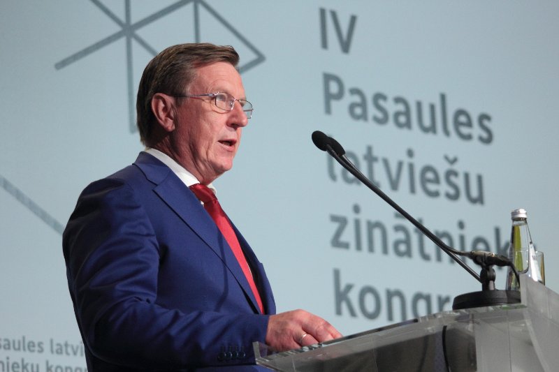 IV Pasaules latviešu zinātnieku kongress, forums «Latvijas Formula 2050». Ministru prezidents Māris Kučinskis.