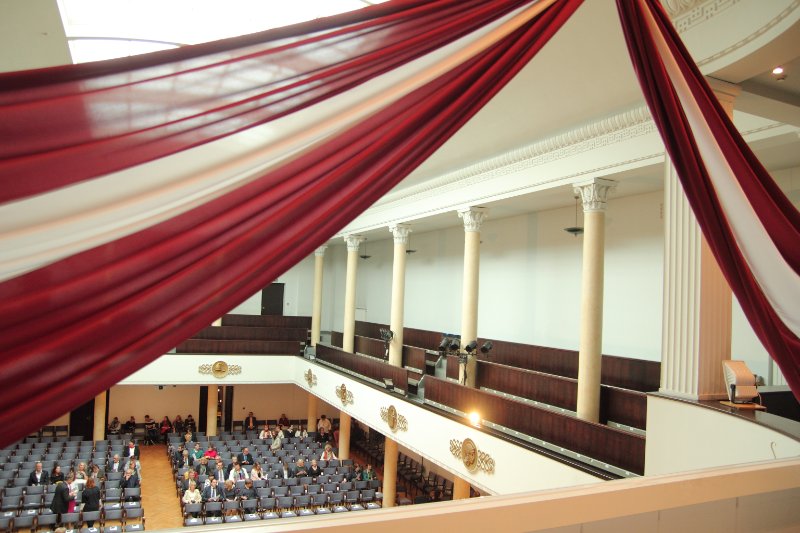 Latvijas Universitātes 99. gadadienai veltīta LU Senāta svinīgā sēde. null
