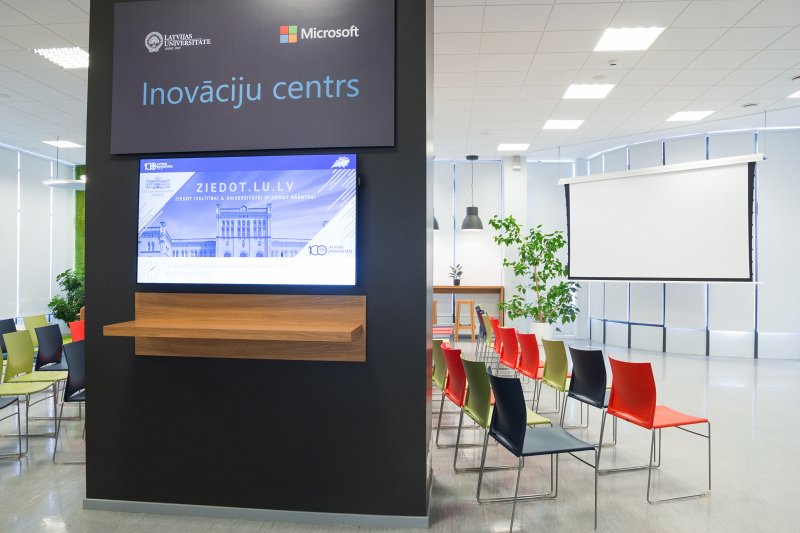 Latvijas Universitātes Bibliotēkas telpas Kalpaka bulvārī 4, Microsoft inovāciju centrs. null