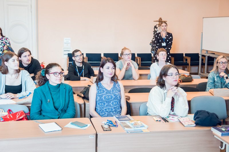 «Latviešu valodas un kultūras vasaras skolas 2019» diasporas jauniešiem atklāšana. null