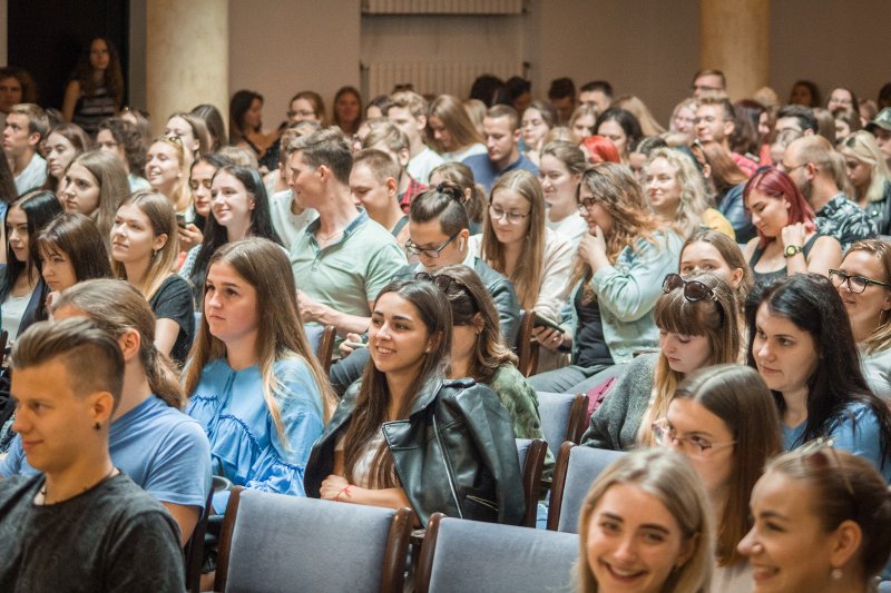 Pasākums Latvijas Universitātes pirmkursniekiem «Iepazīsti LU!». null