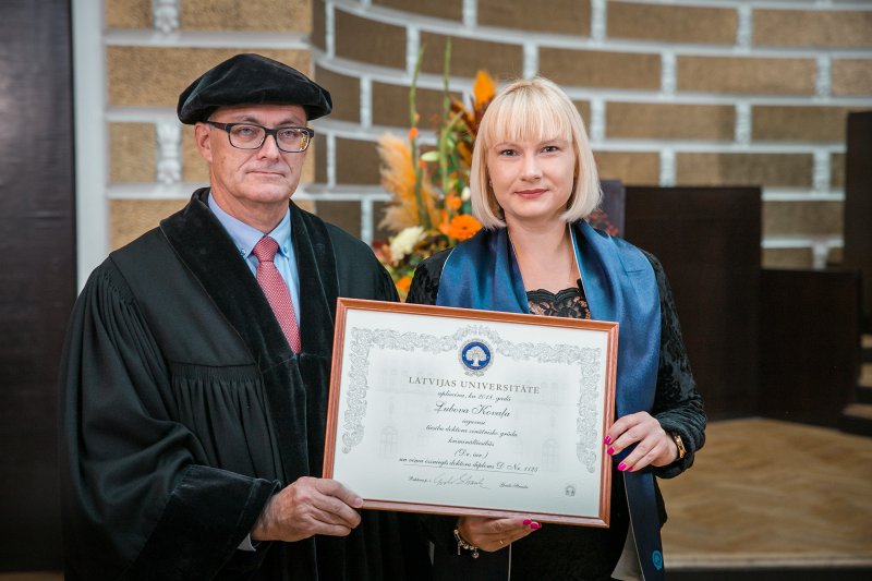 Latvijas Universitātes doktoru promocijas ceremonija. null
