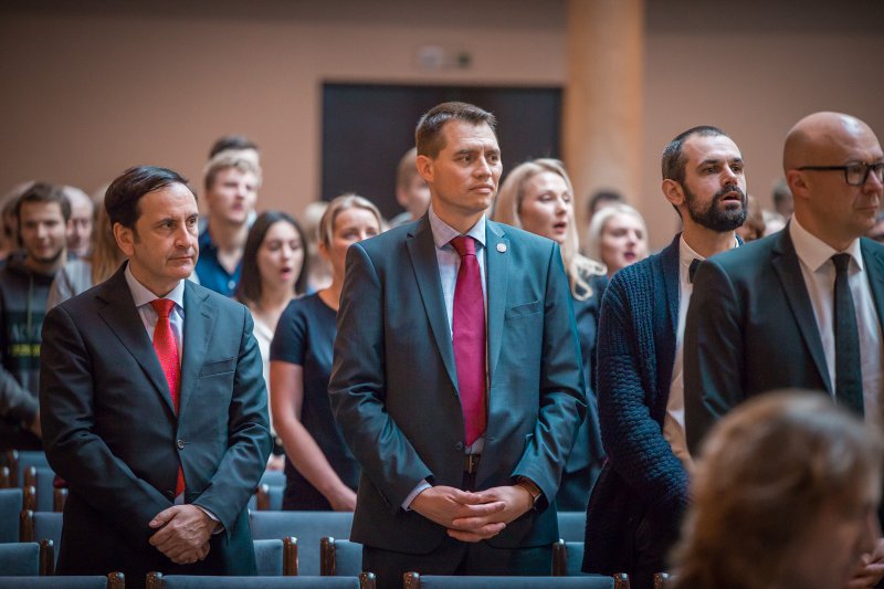 Latvijas Universitātes Juridiskās  Fakultātes simtgades  svinību ceremonija. null