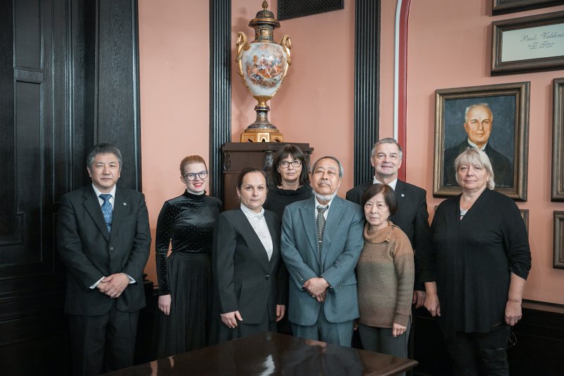 Hyogo University of Teaching Education (Japāna) delegācijas vizīte Latvijas Universitātē. null