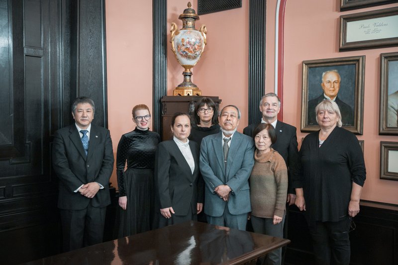 Hyogo University of Teaching Education (Japāna) delegācijas vizīte Latvijas Universitātē. null