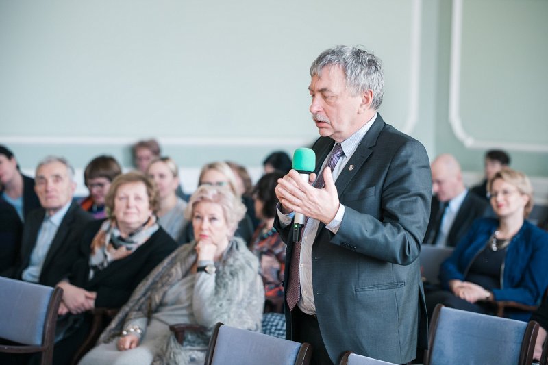 Latvijas Universitātes 78. starptautiskās zinātniskās konferences atklāšanas plenārsēde. Prof. Indriķis Muižnieks.