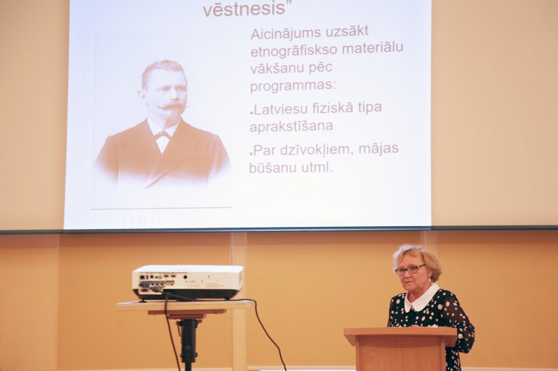 Latvijas Universitātes 78. starptautiskās zinātniskās konferences sekcija «Personības. Laiks. Latvijas Universitāte». Referē Rita Grāvere.