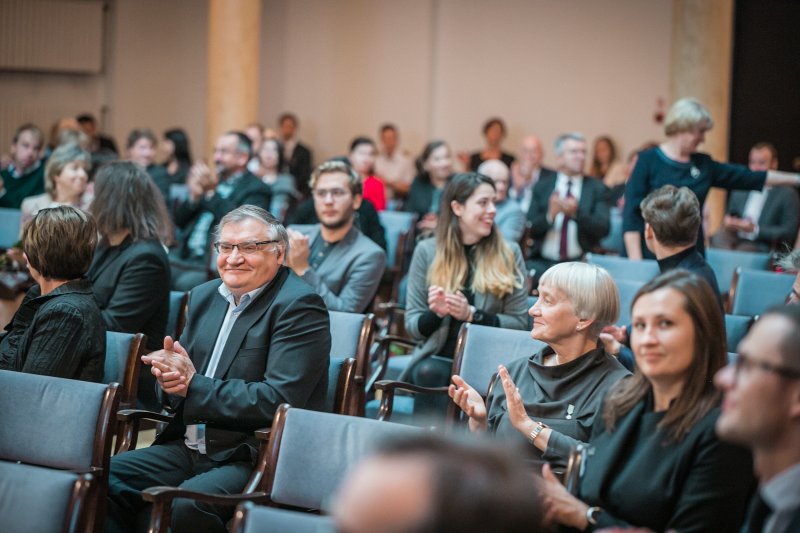 Latvijas Universitātes dibināšanas 101. gadadienas LU Senāta svinīgā sēde. null