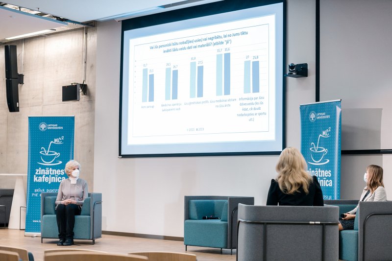 Latvijas Universitātes «Zinātnes kafejnīcas» diskusija «Kādu labumu biobankas dod indivīdam un sabiedrībai?». null
