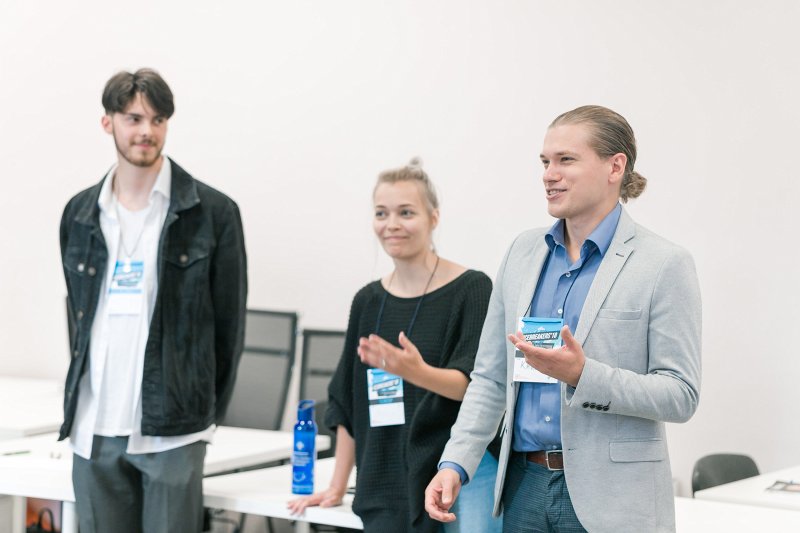 Latvijas Universitātes Biznesa inkubatora programmas «Start Smart» atklāšanas pasākums. Kārlis Kivlenieks.