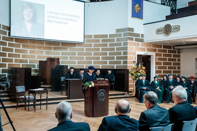Latvijas Universitātes dibināšanas 102. gadadienai veltīta LU Senāta svinīgā sēde. null