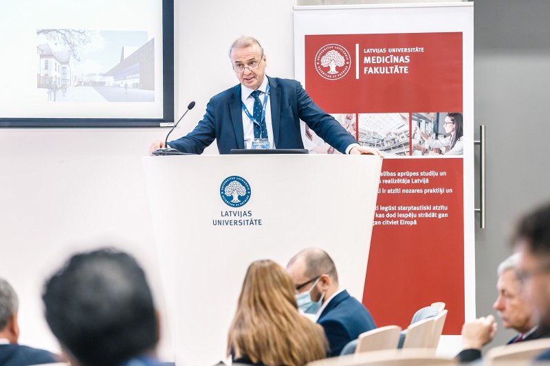 Latvijas Universitātes Medicīnas fakultātes konference «One world – one health». Prof. Andrejs Ērglis.