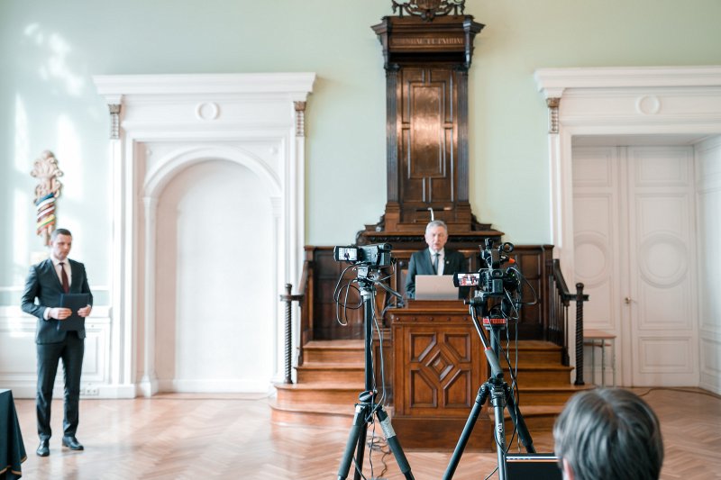 Latvijas Universitātes 80. starptautiskās zinātniskās konferences atklāšanas plenārsēde. null