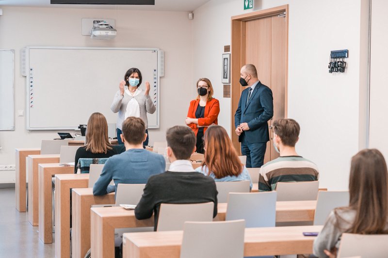 Atvērto durvju diena Latvijas Universitātes Dabas mājā. Līga Ozoliņa-Molla.
Didzis Elferts.