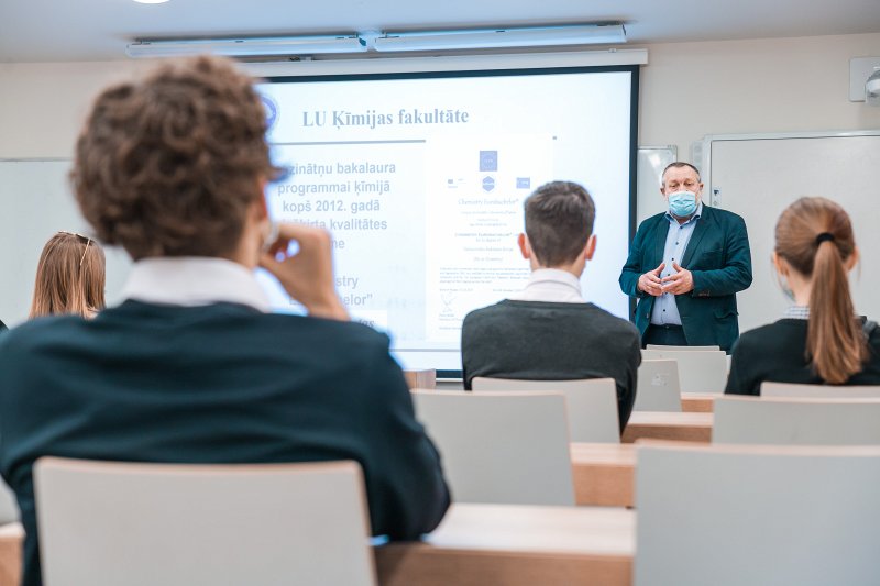 Atvērto durvju diena Latvijas Universitātes Dabas mājā. Jānis Švirksts.