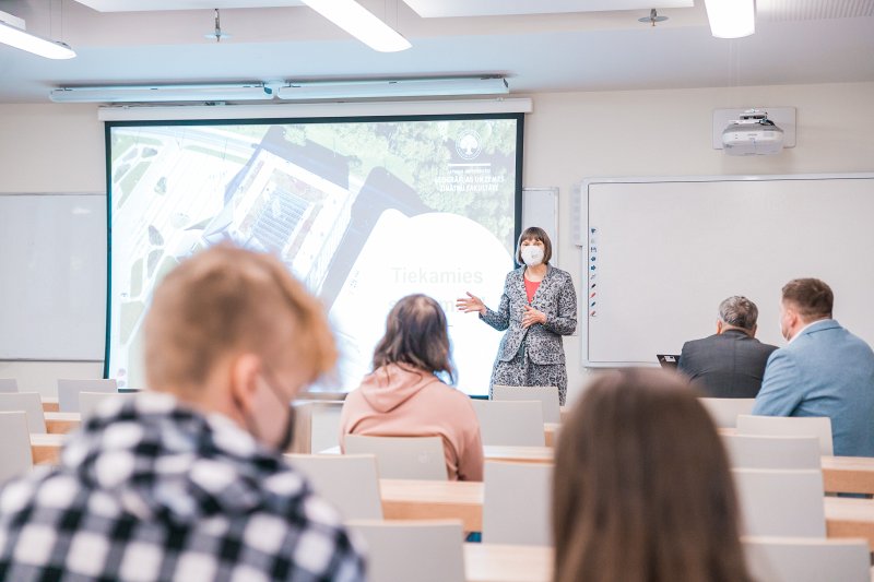 Atvērto durvju diena Latvijas Universitātes Dabas mājā. Zaiga Krišjāne.