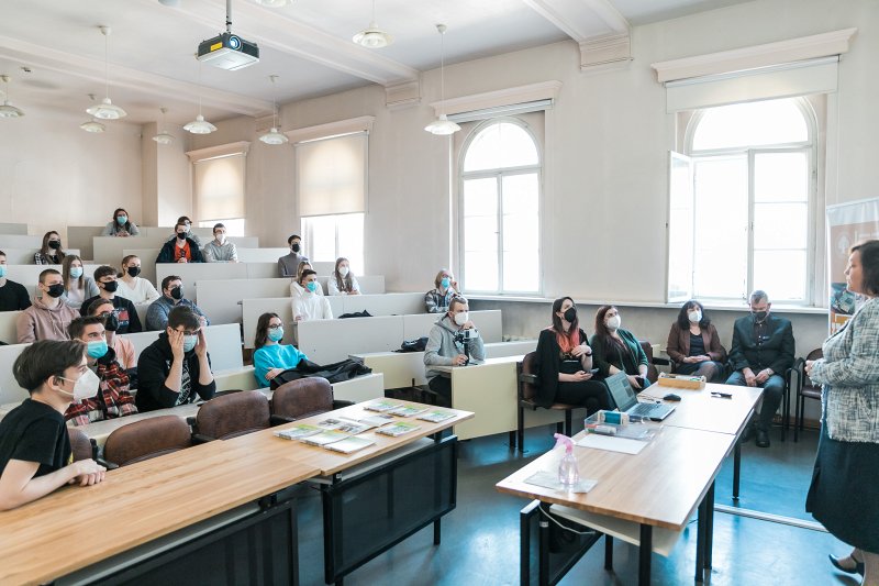 Atvērto durvju diena Latvijas Universitātes galvenajā ēkā. null