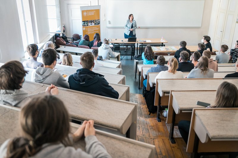 Atvērto durvju diena Latvijas Universitātes galvenajā ēkā. Zane Bičevska.