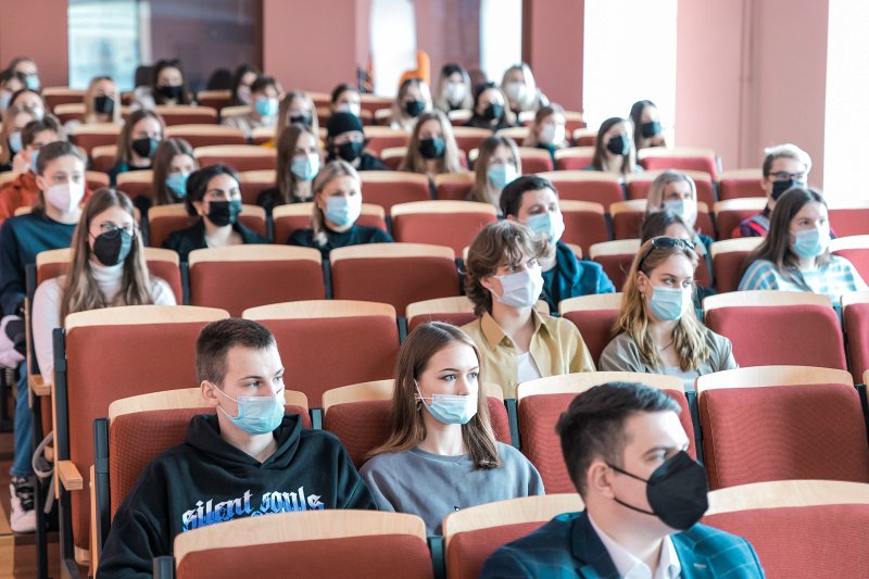 Atvērto durvju diena Latvijas Universitātes galvenajā ēkā. null