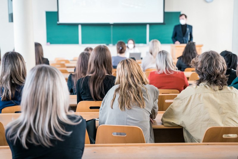 Atvērto durvju diena Latvijas Universitātes galvenajā ēkā. null