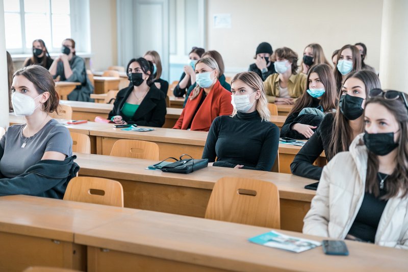 Atvērto durvju diena Latvijas Universitātes galvenajā ēkā. null