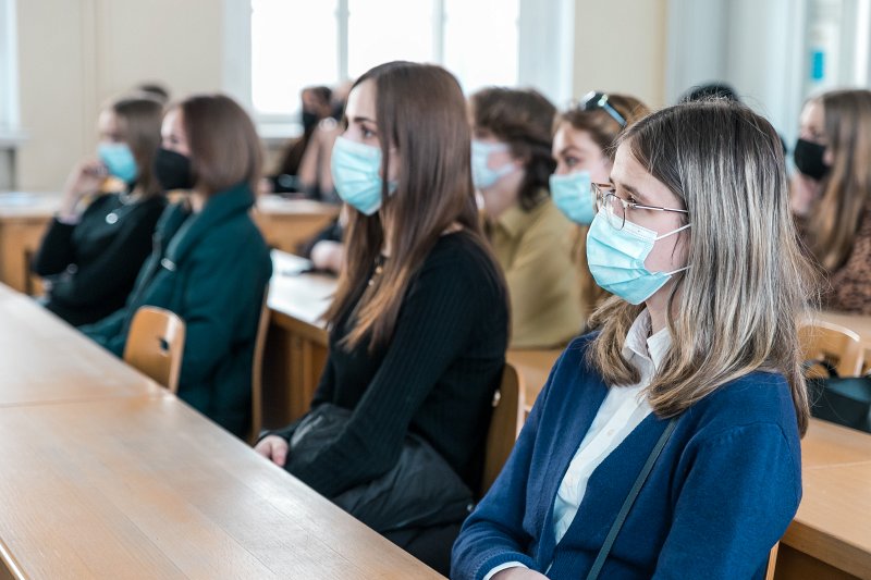 Atvērto durvju diena Latvijas Universitātes galvenajā ēkā. null