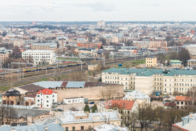 Rīgas Centrālās dzelzceļa stacijas apkaime. null