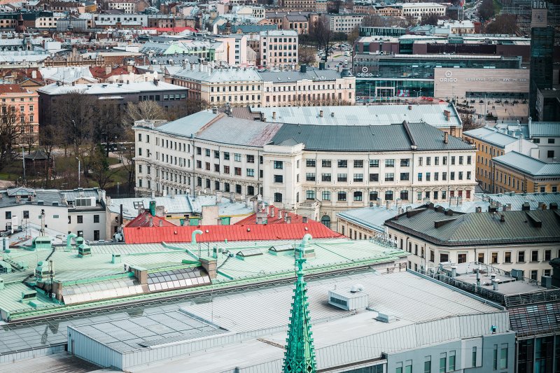 Latvijas Universitātes Biznesa, vadības un ekonomikas fakultātes ēka. null