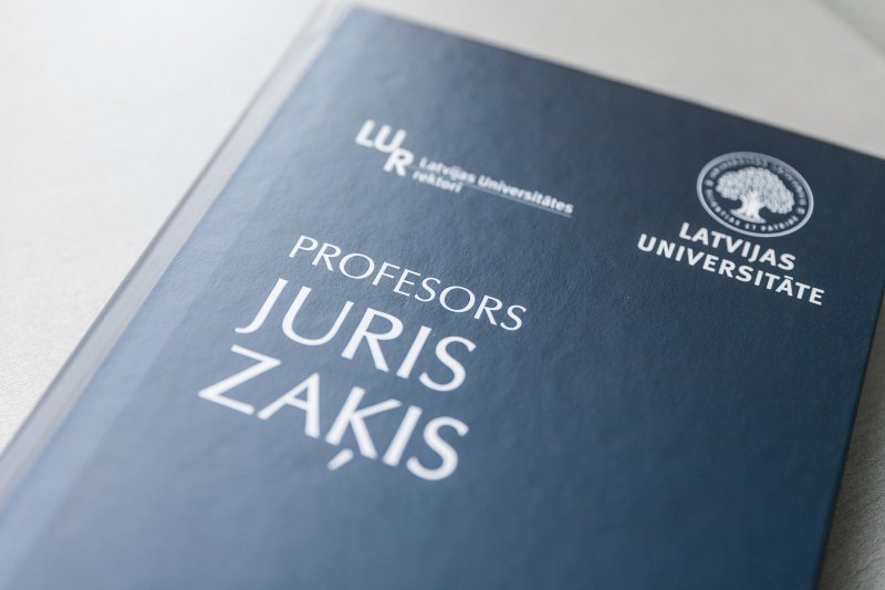 Latvijas Universitātes Bibliotēkas veidotās grāmatas «Profesors Juris Zaķis» atvēršanas svētki. null