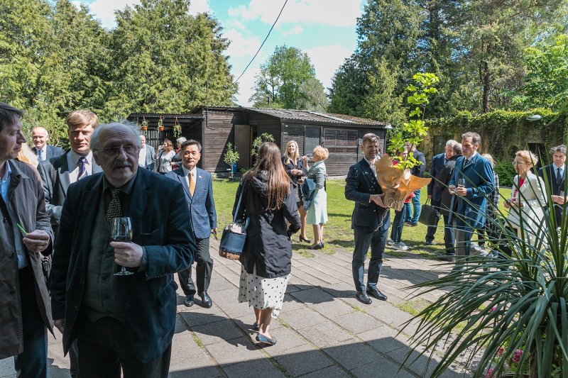 Latvijas Universitātes Botāniskā dārza 100 gadu jubilejai veltīta rektora pieņemšana. null