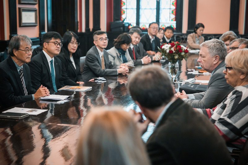 Nacionālās Sun Yat-sen universitātes (Taivāna) delegācijas tikšanās ar Latvijas Universitātes pārstāvjiem. null