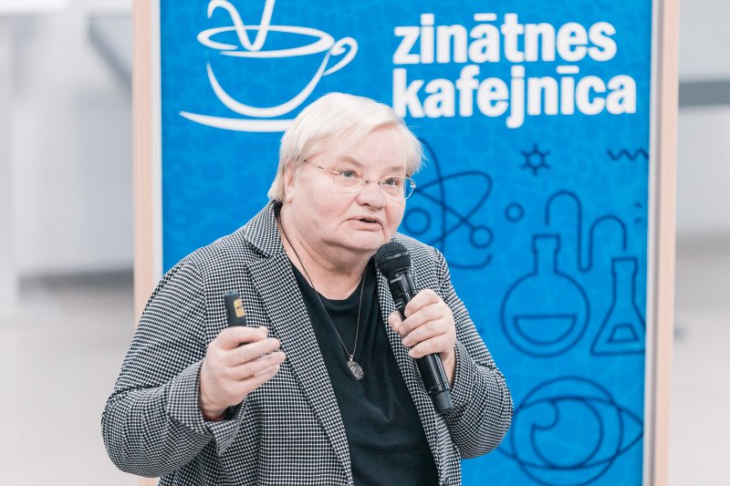 Zinātnes kafejnīca «Zinātnieku neražu stāsti». Tradicionālās kultūras pētniece LU profesore Janīna Kursīte-Pakule.