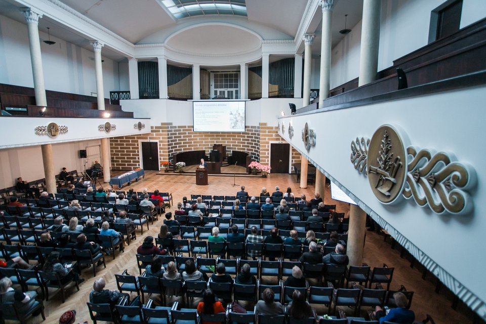 Latvijas Universitātes darbinieku kopsapulce. null